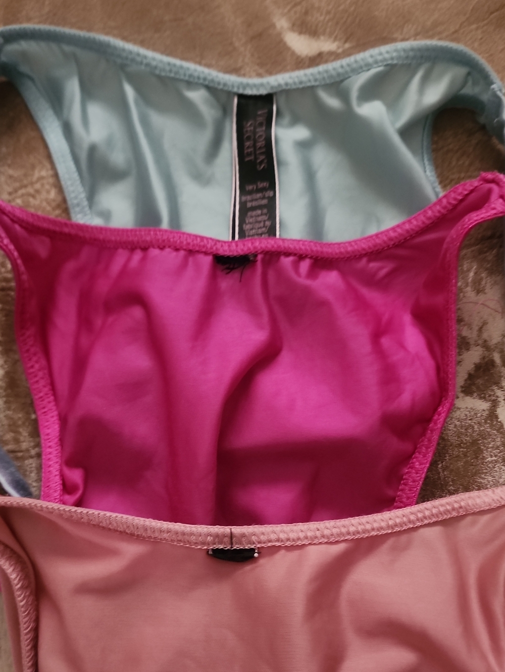 VS 3 Pair Bling Brazilian Very Sexy Panties. Size: M - Picture 2 of 7